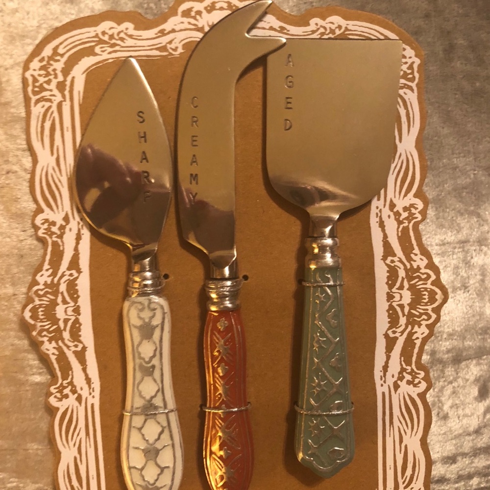 Anthrogologie New Cheese Set